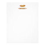 Funny Hot Dog Personalized Letterhead