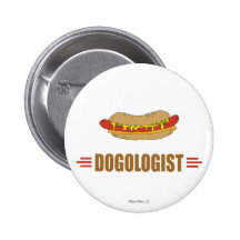 Funny Hot Dog Pinback Buttons