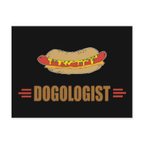 Funny Hot Dog Post Card