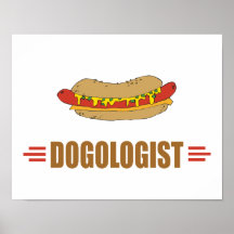 Funny Hot Dog Print