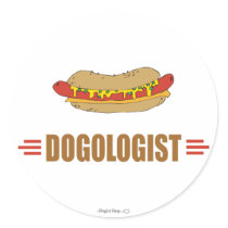 Funny Hot Dog Stickers