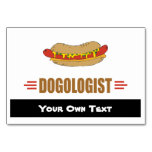 Funny Hot Dog Table Cards