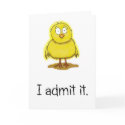 Funny Humor Happy Valentine's Day Chick Card