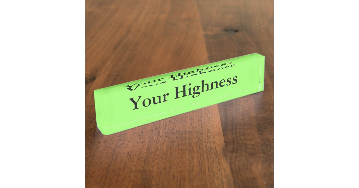 Funny Humor Name Plate for your desk at the office Zazzle