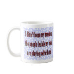 Funny Humorous Coffee Mug Cup Lost my Marbles mugs