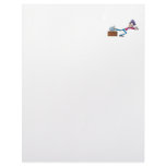 funny hungry computer chomping foot monster custom letterhead