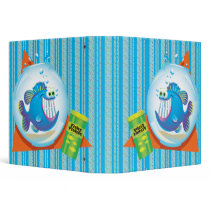 funny hungry fishy notebook binders