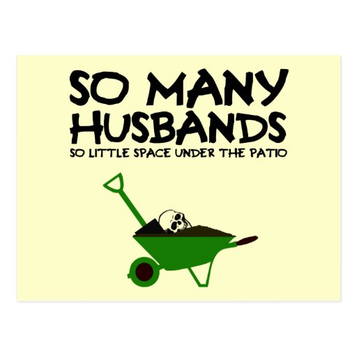 Funny husband postcard | Zazzle