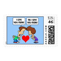 funny I  love you Postage Stamps