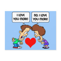 funny I love you Postcards