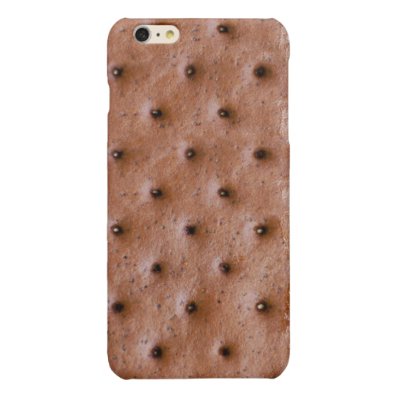 Funny Ice Cream Sandwich Pattern Glossy iPhone 6 Plus Case