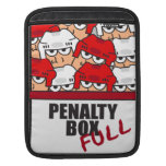 funny ice hockey full penalty box ipad sleeve