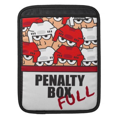 funny ice hockey full penalty box ipad sleeve Rickshaw_sleeve funny ice hockey full penalty box ipad sleeve Rickshaw_sleeve