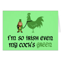 Funny I'm so Irish Greeting Cards