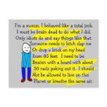 Funny "I'm Sorry" Cards and Key Chains Post Cards
