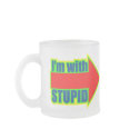 Funny I'm With Stupid T-shirts Gifts mugs