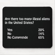 Funny Immigration Question/Answer Mouse Pad