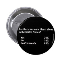 Funny Immigration Question/Answer Pinback Buttons