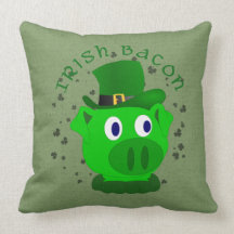 Funny Irish Bacon Pillow