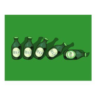 Funny Irish Beer Drinking Gifts Post Card