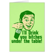 Funny Irish Drinking Humor Greeting Card