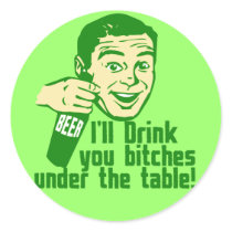 Funny Irish Drinking Humor Sticker