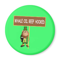 Funny Irish Leprechaun Refrigerator Magnet