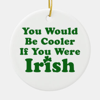 Funny Irish Saying Christmas Tree Ornaments