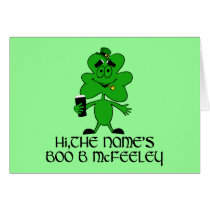 Funny Irish slogan Greeting Card