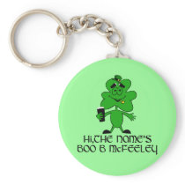Funny Irish slogan Keychain