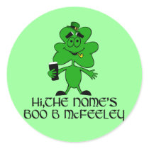 Funny Irish slogan Sticker