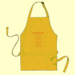 Funny Italian Recipe Apron aprons