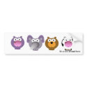 Funny "It's a zoo around here" Bumper sticker bumper stickers by jaceyevans Funny "It's a zoo around here" Bumper sticker bumper stickers