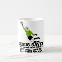 Funny Jesus saves Coffee Mugs