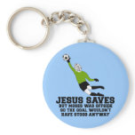 Funny Jesus saves Key Chain