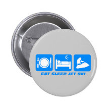 Funny jet ski pin