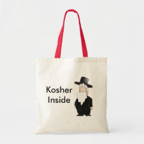 Funny Jewish rabbi - cool cartoon bags