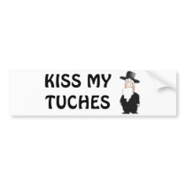 Funny Jewish rabbi - cool cartoon Bumper Sticker