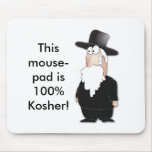 Funny Jewish rabbi - cool cartoon Mouse Pads