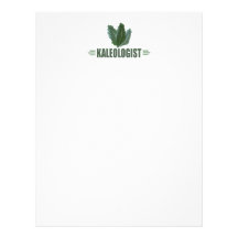 Funny Kale Personalized Letterhead