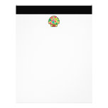 funny kawaii toadstool mushroom house personalized letterhead