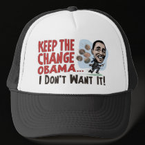 Funny Keep the Change Obama Gear hats