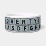Funny keyboard dog bowl