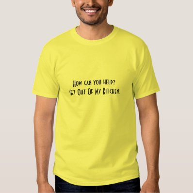 Funny kitchen cooks teeshirt question & answer t-shirt