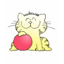 Funny Kitten Bowler t-shirts by Toonboy Funny Kitten Bowler t-shirts