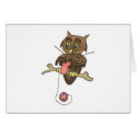 funny knitting owl cards by doonidesignsanimals funny knitting owl cards
