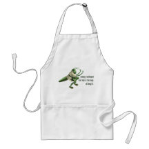 Funny Kung Fu Grasshopper Apron