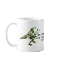 Funny Kung Fu Grasshopper Mug
