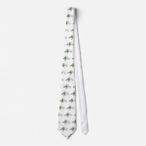 Funny Kung Fu Grasshopper Necktie