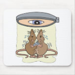 funny lab rats mouse pad